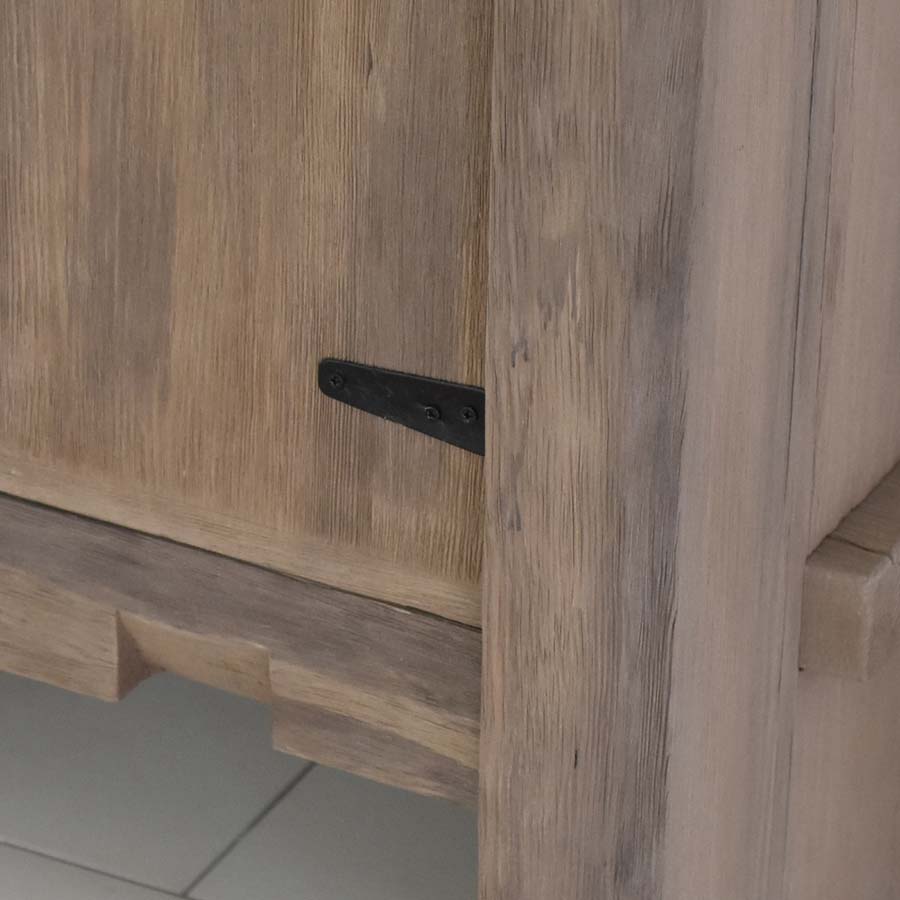 Rustic Bathroom Single or Double Sinks Vanity - Solid Live Edge Wood