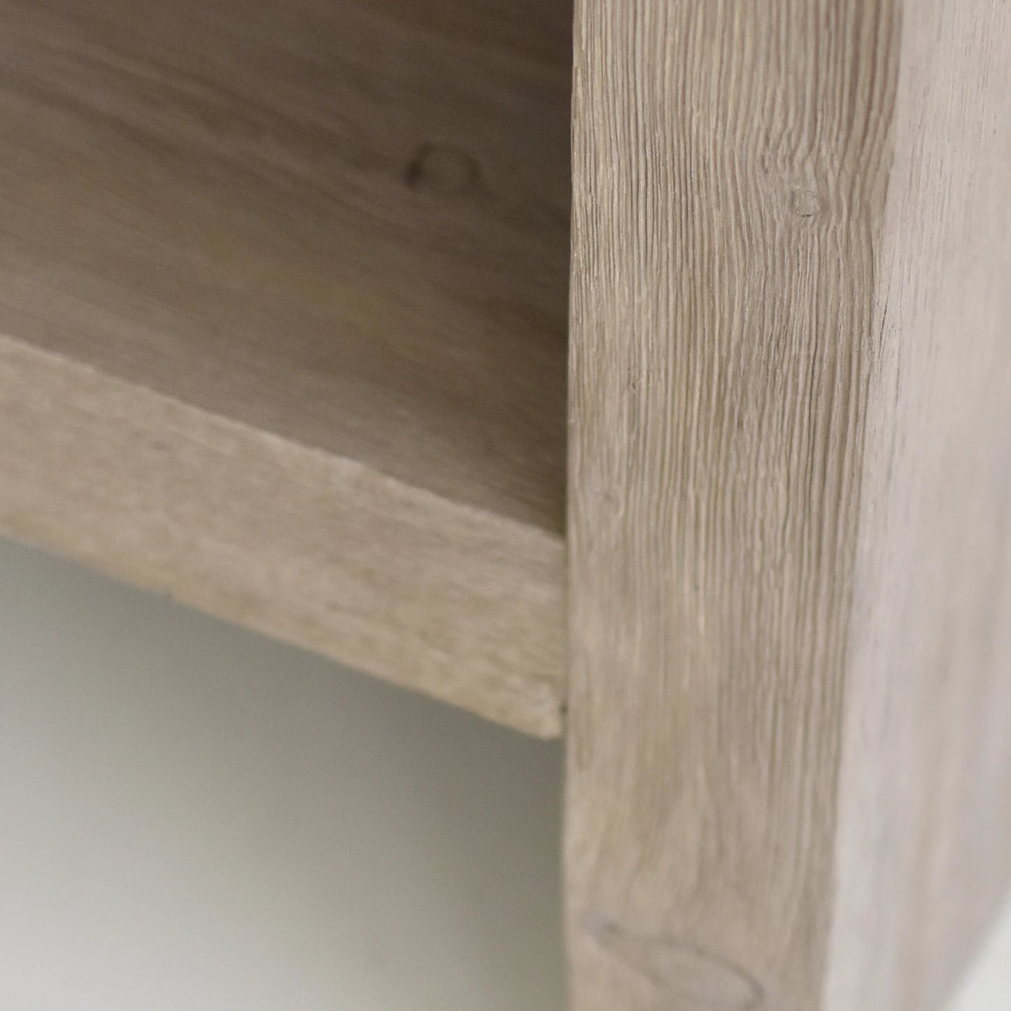 Rustic Bathroom Single or Double Sinks Vanity - Narrow Live Edge Wood