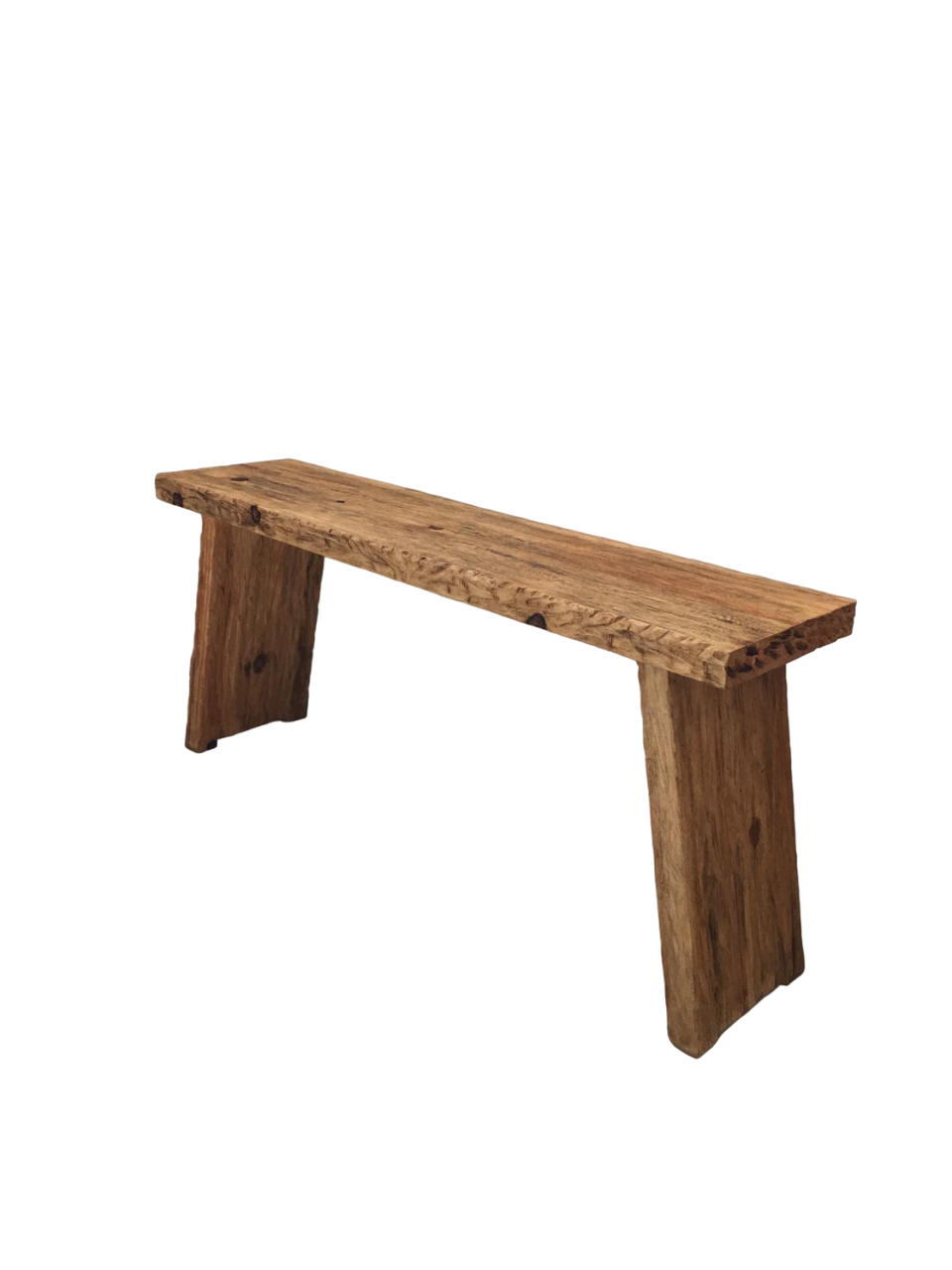 Rustikale Badezimmerwaschtische - Schmaler Bauernhausstil, Live Edge Wood 