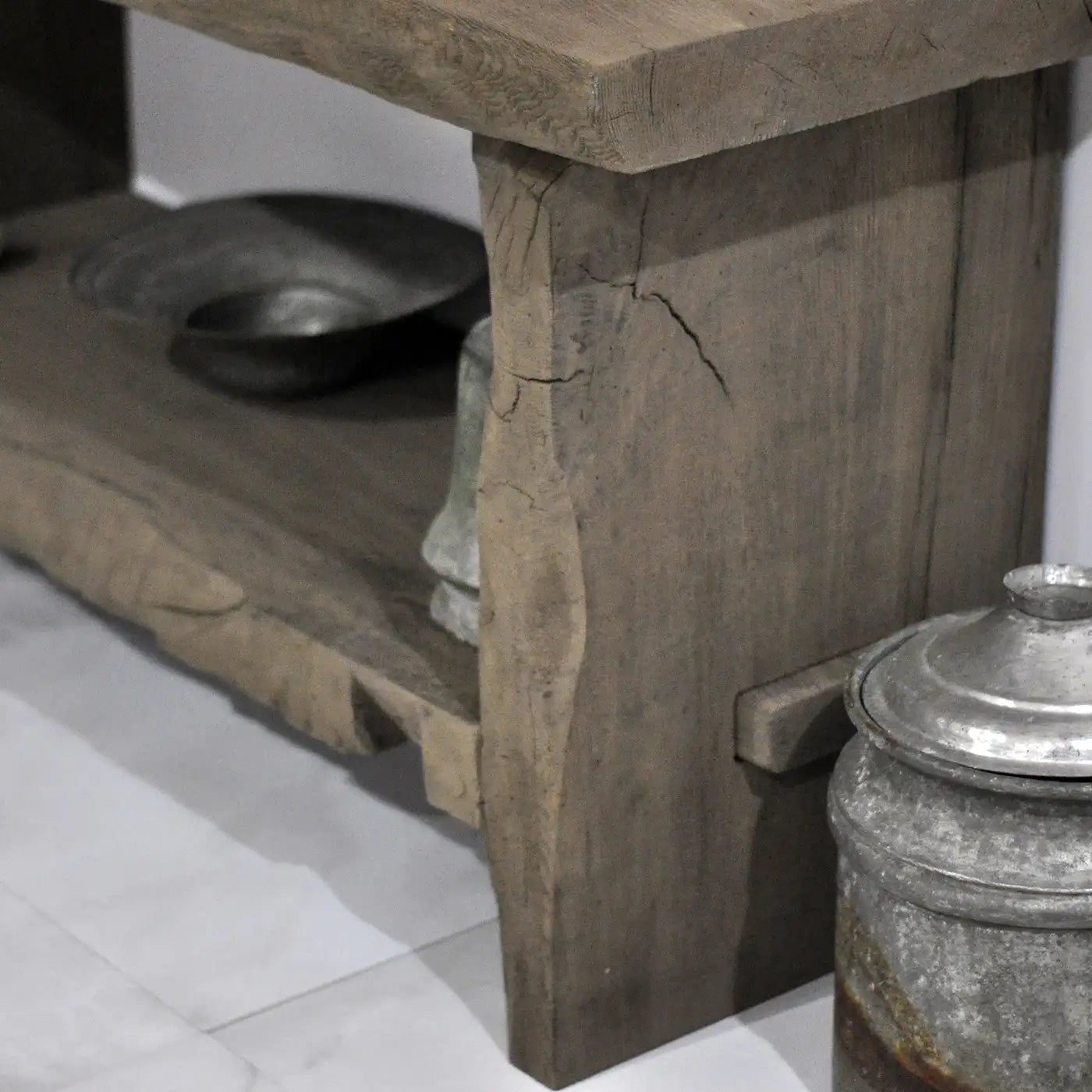 Rustic Bathroom Vanities - Farmhouse Solid Live Edge Wood Vanity