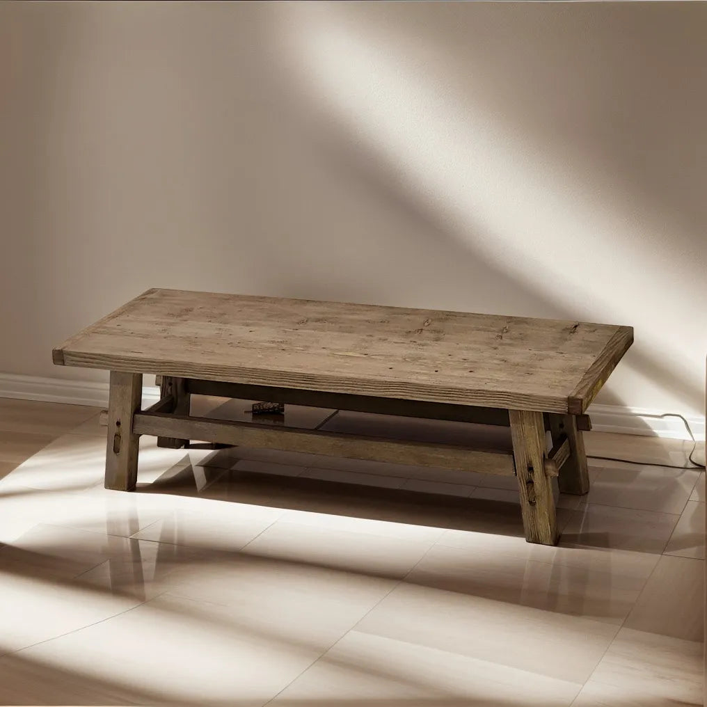 Rustikale Badezimmerwaschtische - Schmaler Bauernhausstil, Live Edge Wood 
