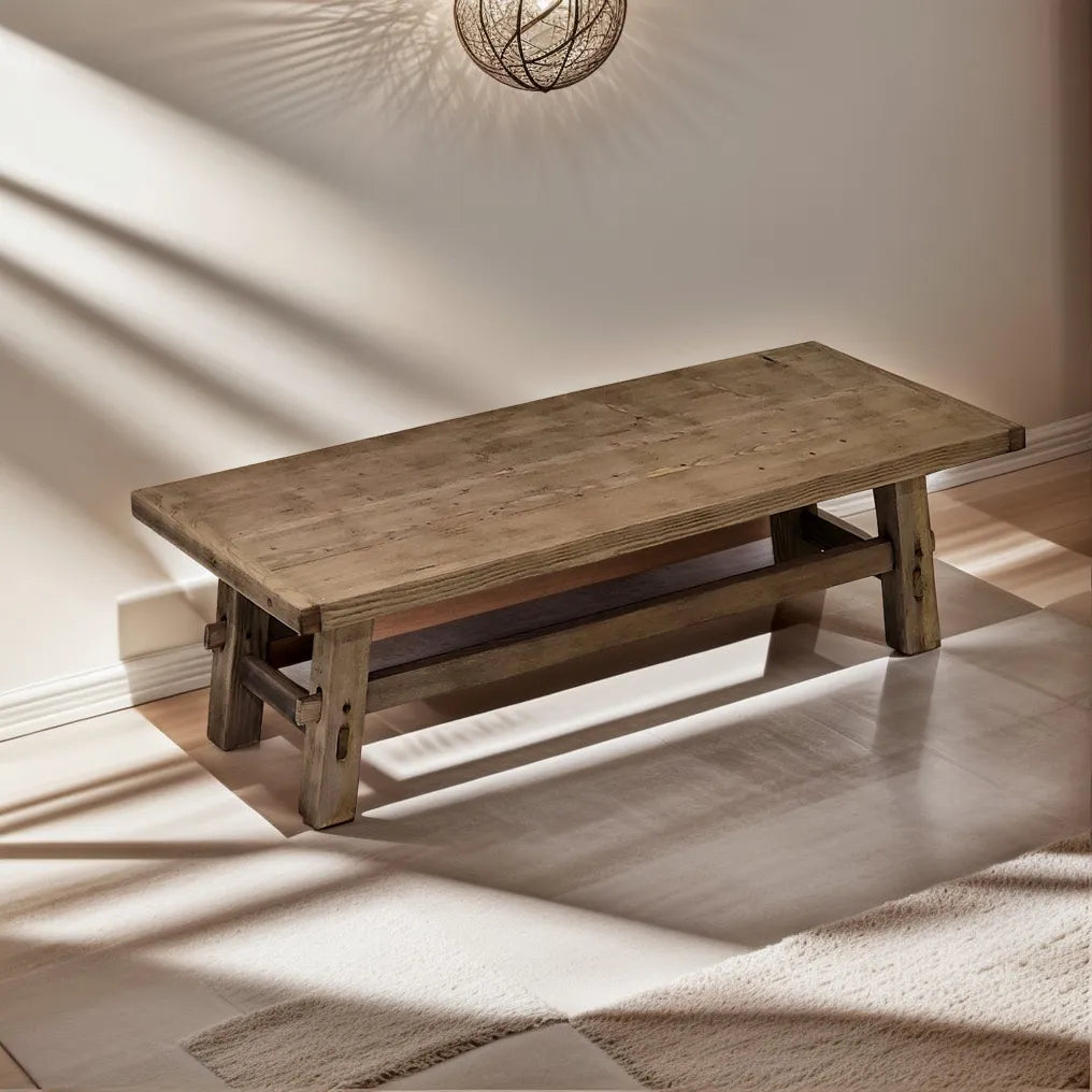 Rustikale Badezimmerwaschtische - Schmaler Bauernhausstil, Live Edge Wood 
